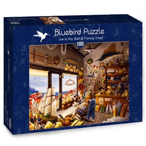 Bluebird Puzzle (70321) - "Joe & Roy Bait & Fishing Shop" - 1000 brikker puslespil