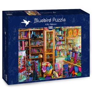 Bluebird Puzzle (70331) - Aimee Stewart: "Kitty Heaven" - 1000 brikker puslespil