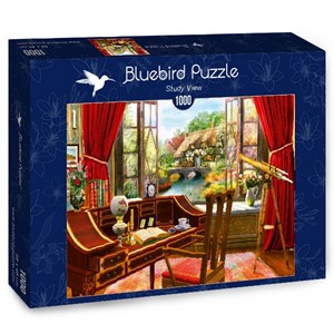 Bluebird Puzzle (70320) - Dominic Davison: "Study View" - 1000 brikker puslespil