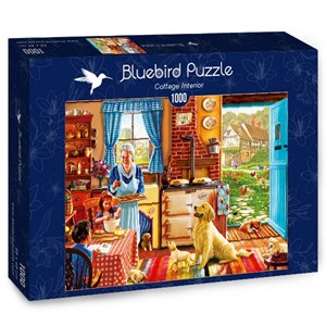 Bluebird Puzzle (70323) - Steve Crisp: "Cottage Interior" - 1000 brikker puslespil
