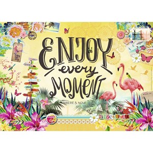 Nathan (87605) - "Tropical Inspiration" - 1000 brikker puslespil