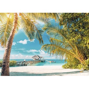 Nathan (87794) - Levente Bodo: "Paradise Beach" - 1500 brikker puslespil