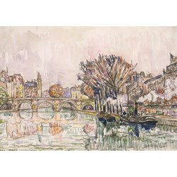 Grafika (00494) - Paul Signac: "Le Pont Neuf, Paris, 1928" - 1000 brikker puslespil