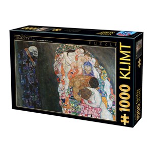 D-Toys (74935) - Gustav Klimt: "Gustav Klimt, 1916" - 1000 brikker puslespil