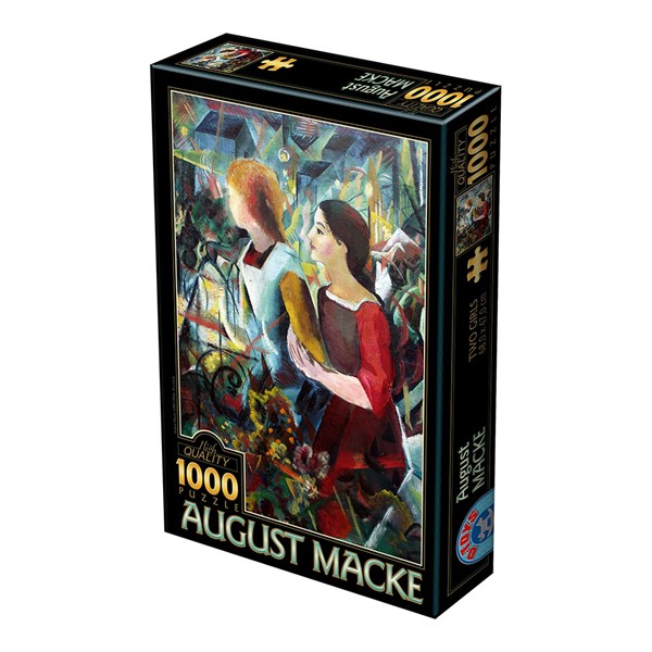 D-Toys (75154) - August Macke: "Two Girls" - 1000 brikker puslespil