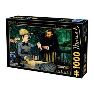 D-Toys (75239) - Edouard Manet: "In the Conservatory, 1879" - 1000 brikker puslespil