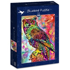 Bluebird Puzzle (70093) - Dean Russo: "Owl" - 1000 brikker puslespil