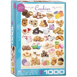 Eurographics (6000-0410) - "Cookies" - 1000 brikker puslespil
