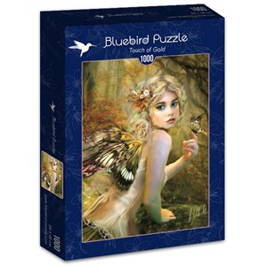 Bluebird Puzzle (70174) - Bente Schlick: "Touch of Gold" - 1000 brikker puslespil