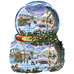 SunsOut (97152) - Steve Crisp: "Winter Village" - 1000 brikker puslespil