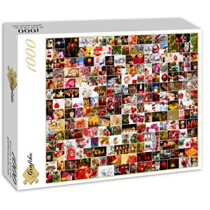 Grafika (02911) - "Collage, Christmas" - 1000 brikker puslespil