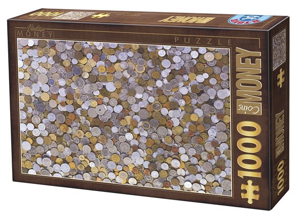 D-Toys (76441) - "Money" - 1000 brikker puslespil