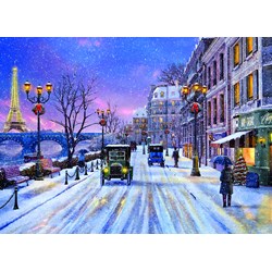 Eurographics (6000-0785) - Dominic Davison: "Christmas Eve in Paris" - 1000 brikker puslespil