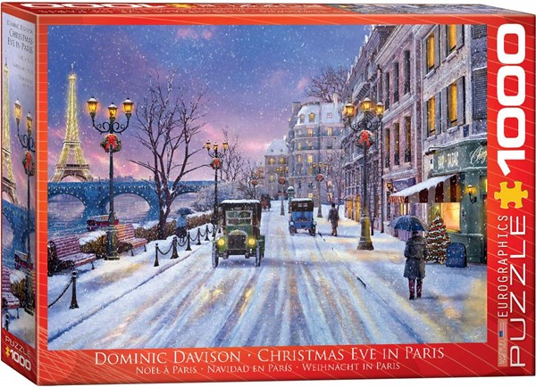 Eurographics (6000-0785) - Dominic Davison: "Christmas Eve in Paris" - 1000 brikker puslespil
