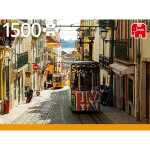 Jumbo (18829) - "Lissabon, Portugal" - 1500 brikker puslespil