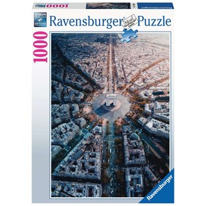 Ravensburger (15990) - "Paris seen from above" - 1000 brikker puslespil