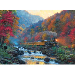 Cobble Hill (80229) - Mark Keathley: "Smoky Train" - 1000 brikker puslespil