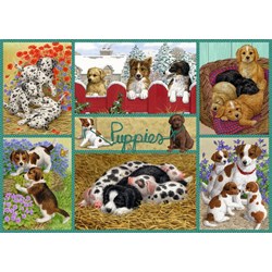 Falcon (11219) - Sarah Adams: "Happy Puppies" - 500 brikker puslespil