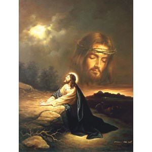 SunsOut (40010) - "Praying at Gethsemane" - 500 brikker puslespil