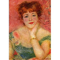 Grafika (00269) - Pierre-Auguste Renoir: "La Rêverie, 1877" - 1000 brikker puslespil