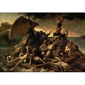 Grafika (00426) - Théodore Géricault: "Le Radeau de La Méduse, 1817-1818" - 1000 brikker puslespil