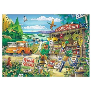 Trefl (37352) - "Morning in the Countryside" - 500 brikker puslespil