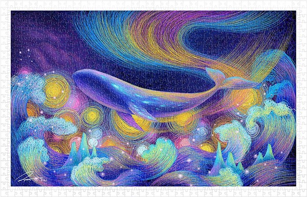 Pintoo (h2122) - "The Whale" - 1000 brikker puslespil