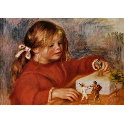 Grafika (00271) - Pierre-Auguste Renoir: "Claude Renoir jouant, 1905" - 1000 brikker puslespil