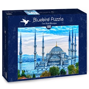 Bluebird Puzzle (70271) - Luciano Mortula: "The Blue Mosque" - 1000 brikker puslespil