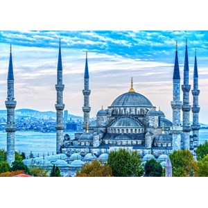 Bluebird Puzzle (70271) - Luciano Mortula: "The Blue Mosque" - 1000 brikker puslespil