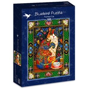 Bluebird Puzzle (70152) - Lewis T. Johnson: "Painted Cat" - 1500 brikker puslespil