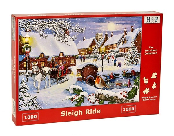 The House of Puzzles (4708) - "Sleigh Ride" - 1000 brikker puslespil