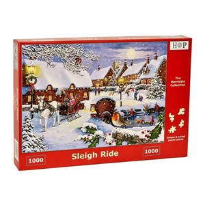 The House of Puzzles (4708) - "Sleigh Ride" - 1000 brikker puslespil