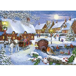 The House of Puzzles (4708) - "Sleigh Ride" - 1000 brikker puslespil