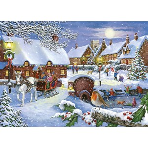 The House of Puzzles (4708) - "Sleigh Ride" - 1000 brikker puslespil