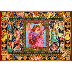 Bluebird Puzzle (70027) - Lewis T. Johnson: "Antique Angels" - 1500 brikker puslespil