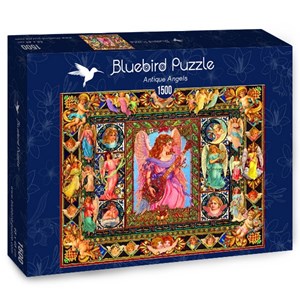 Bluebird Puzzle (70027) - Lewis T. Johnson: "Antique Angels" - 1500 brikker puslespil