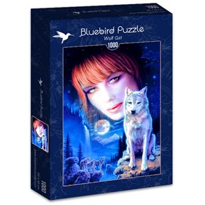 Bluebird Puzzle (70133) - Robin Koni: "Wolf Girl" - 1000 brikker puslespil