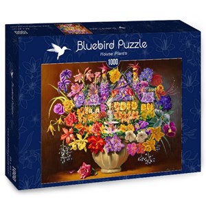 Bluebird Puzzle (70096) - D.L. Rusty Rust: "House Plants" - 1000 brikker puslespil