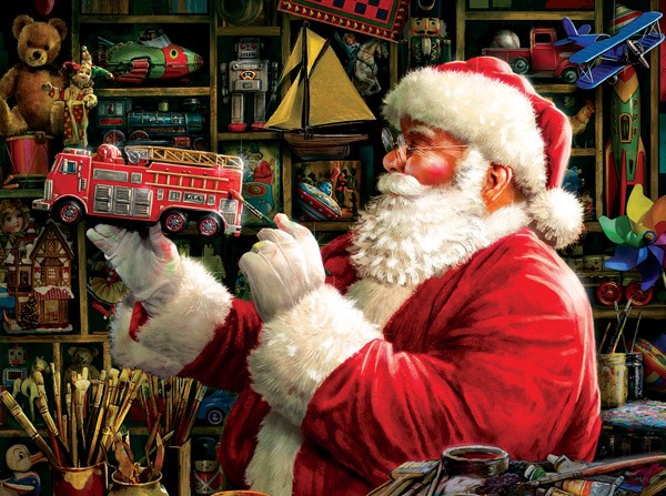 SunsOut (50737) - Larry Jones: "Last Minute Touchup" - 1000 brikker puslespil