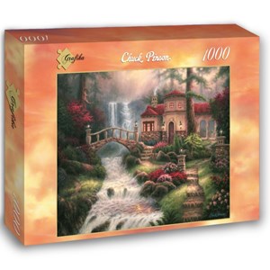 Grafika (02765) - Chuck Pinson: "Sierra River Falls" - 1000 brikker puslespil