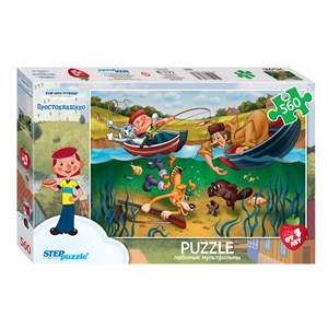 Step Puzzle (78083) - "Three from Prostokvashino" - 560 brikker puslespil