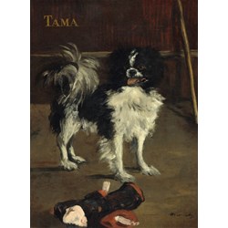 Grafika (01745) - Edouard Manet: "The Japanese Dog, 1875" - 2000 brikker puslespil
