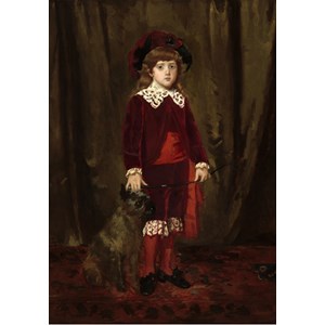 Grafika (01941) - Mary Cassatt: "Eddy Cassatt, 1875" - 1000 brikker puslespil