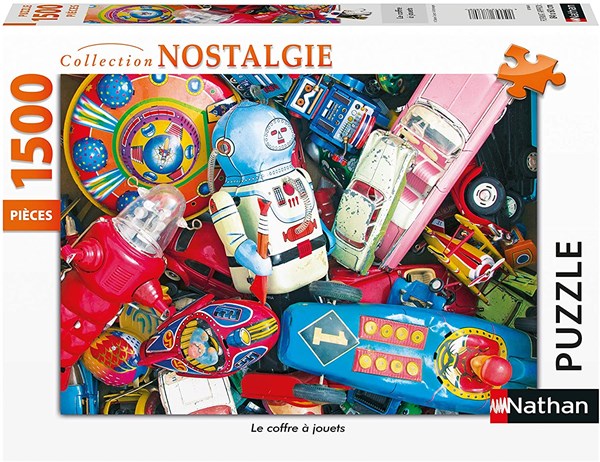 Nathan (87804) - "Toy box" - 1500 brikker puslespil