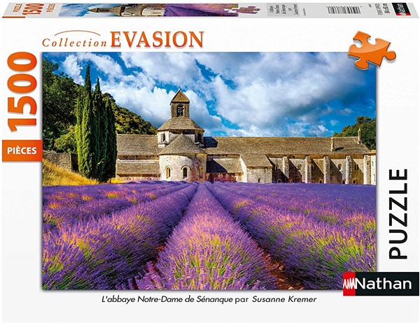 Nathan (87801) - "Abbaye Notre-Dame de Sénanque" - 1500 brikker puslespil