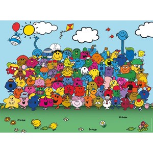 Nathan (87237) - "Monsieur Madame" - 500 brikker puslespil