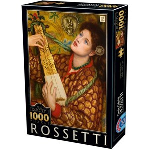 D-Toys (76823) - Dante Gabriel Rossetti: "A Christmas Carol" - 1000 brikker puslespil