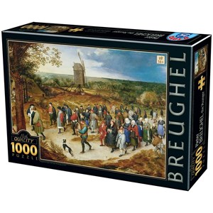 D-Toys (76854) - Pieter Brueghel the Younger: "The Marriage Procession" - 1000 brikker puslespil