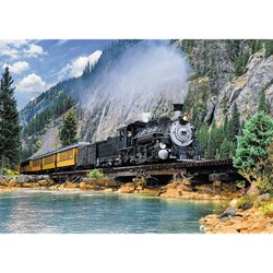 Trefl (37379) - "Mountain Train" - 500 brikker puslespil